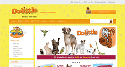 Desktop Screenshot of dolittlepetsupplies.co.uk